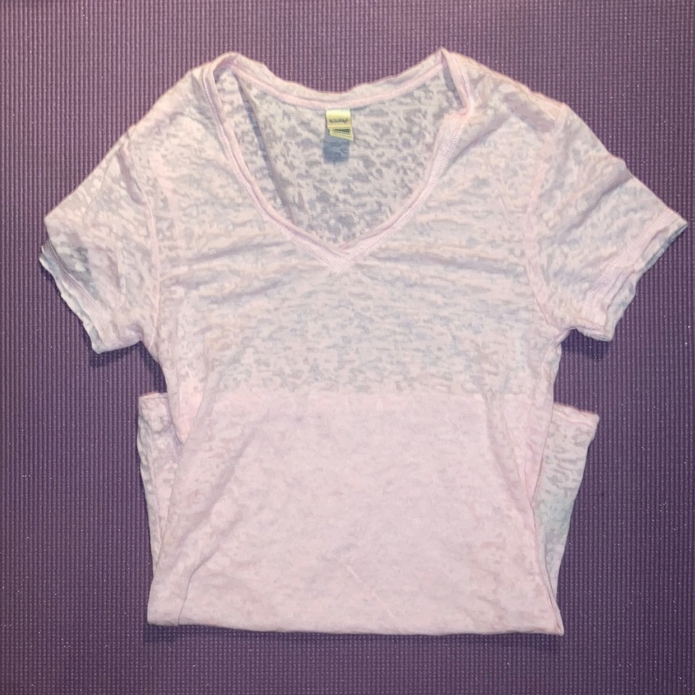 Baby pink medium sheer tee